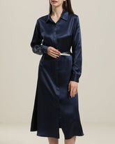 Robe Longue en Soie 22 Momme